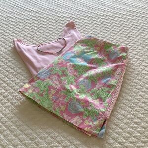 Lilly Pulitzer Vintage White Label B&B Skort